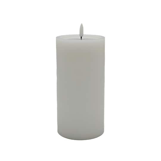 4" x 8" LED Wax Pillar Flickering Candle by Ashland®